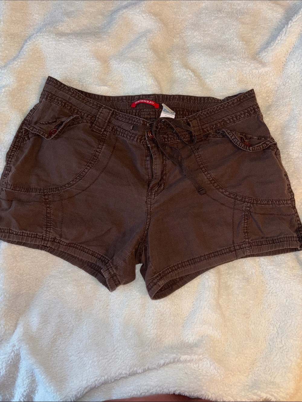 UNIONBAY Women's Brown Cargo Shorts